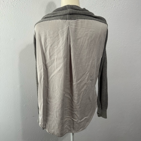 Lululemon grey button front cardigan mix media - Picture 8 of 8